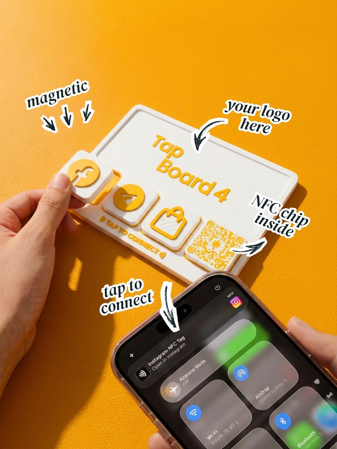 TapBoard 4 — tap to connect